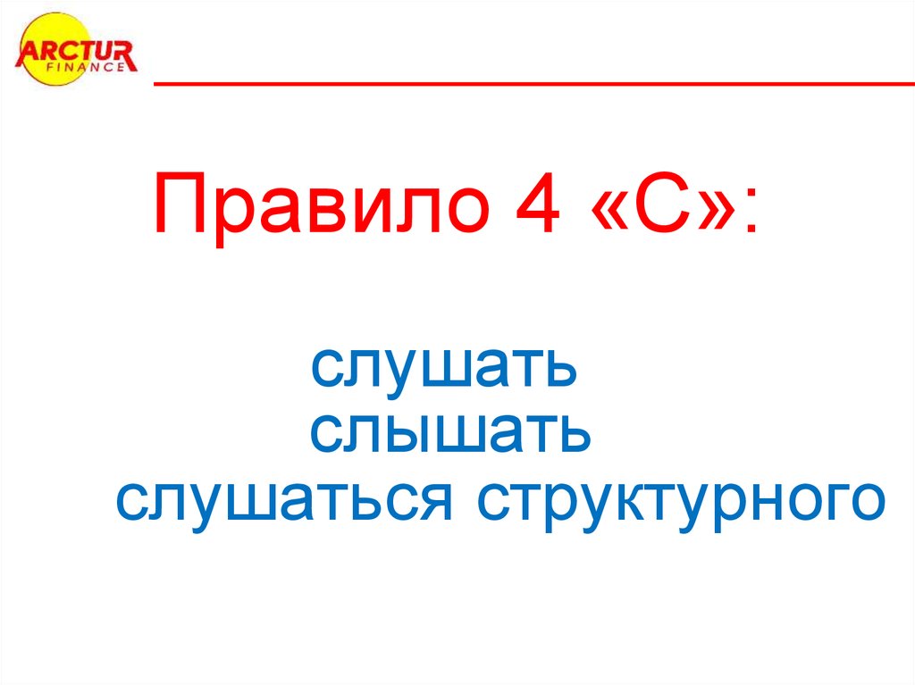 Правило 4 вопросов