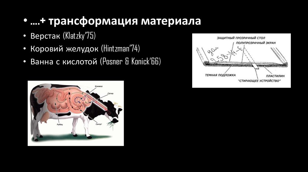 Трансформация материалов