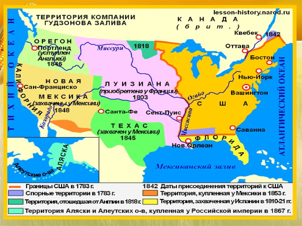 Презентация сша в 19 в 8 класс