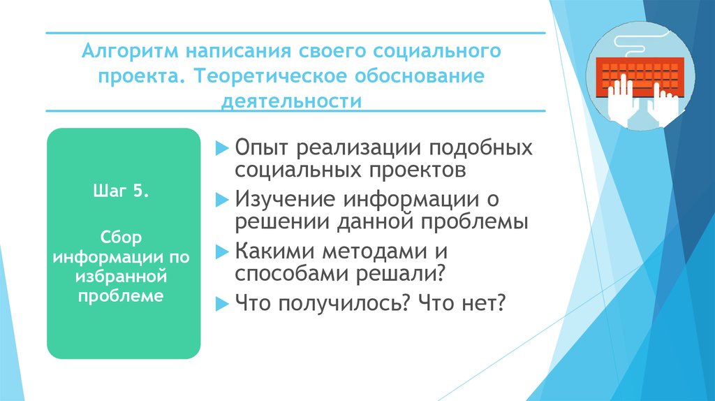 Теоретическое обоснование проекта это