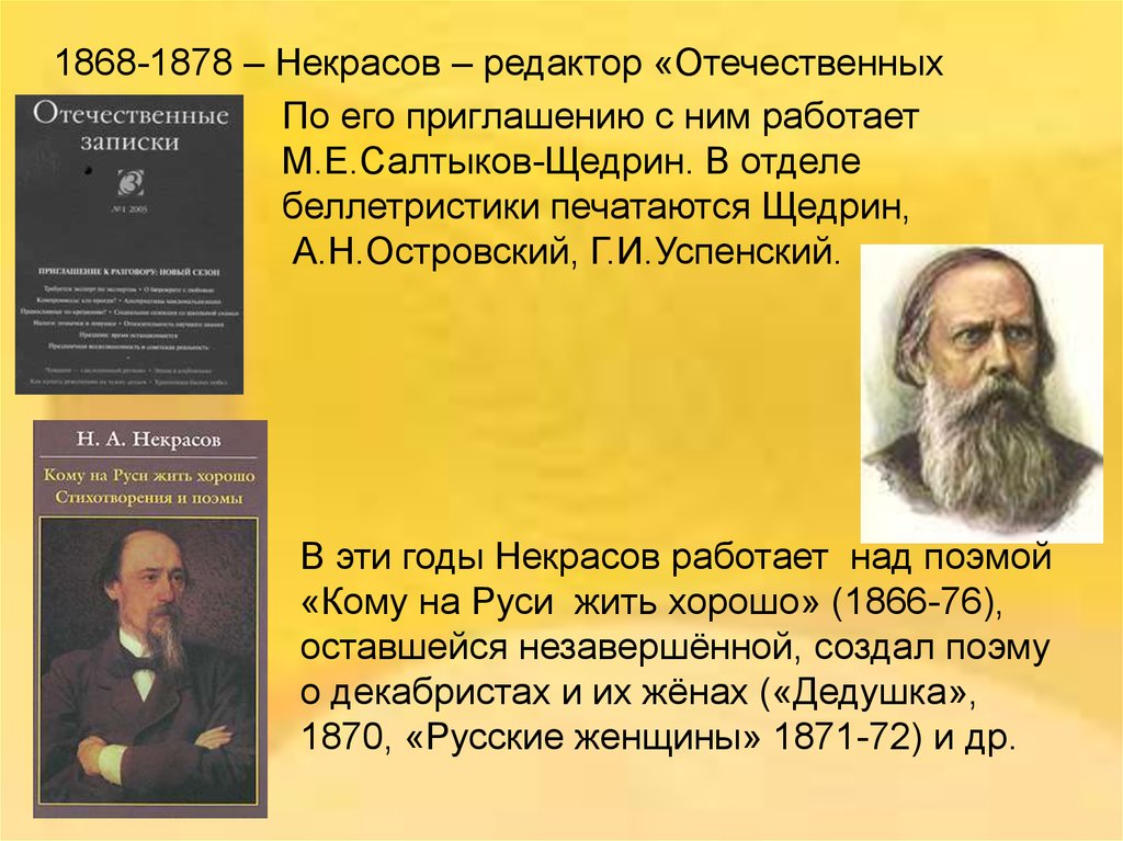 Жизнь и творчество некрасова презентация