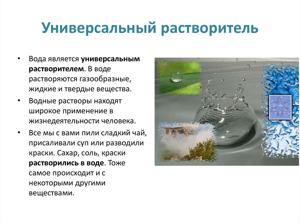 Паспорт проекта вода растворитель