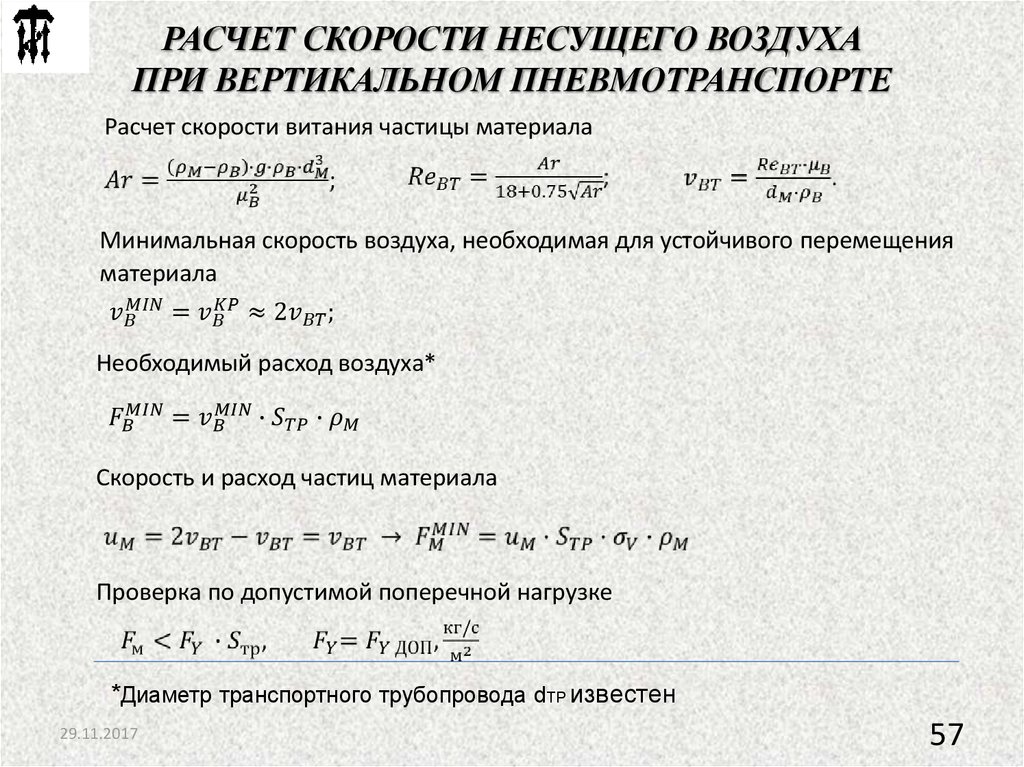 Рассчитать скорость. Расчет скорости витания. Расчет скорости витания частиц. Скорость витания частицы формула. Расчет воздуха.