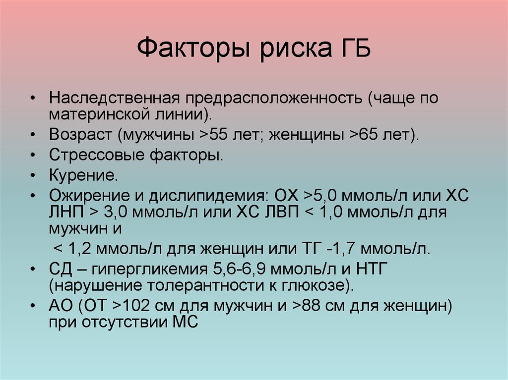 Риск гб. Факторы риска ГБ. Факторы риска по гипертонической болезни. Факторы риска развития ГБ. Факторы риска при гипертонической.