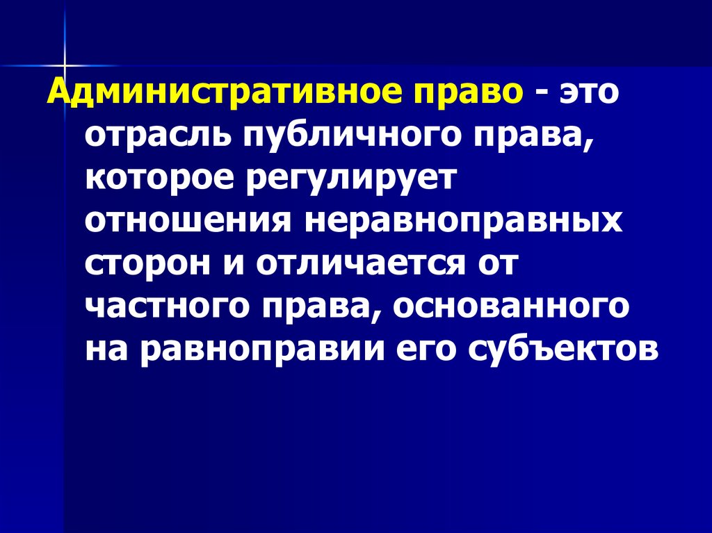 Основы административного права презентация