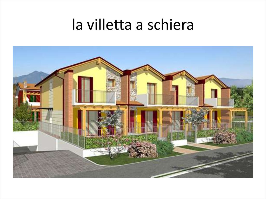 la villetta a schiera