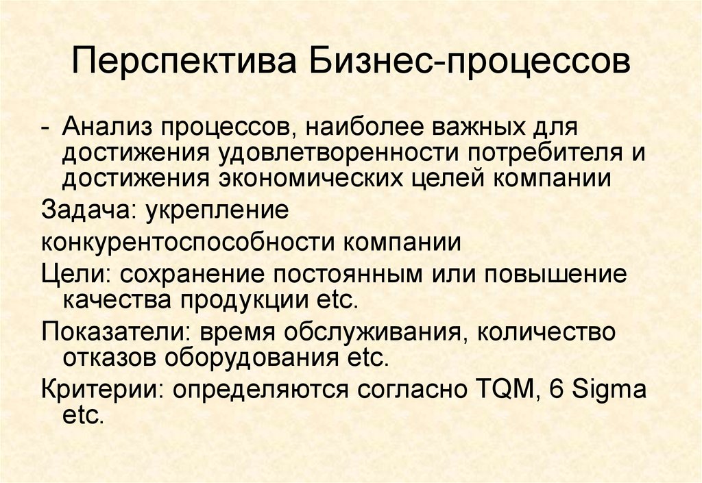 Перспектива бизнес процессов. Цели в области качества по удовлетворенности потребителей. Исследование удовлетворенности потребителей. Перспективы бизнеса. Экономические цели бизнеса.