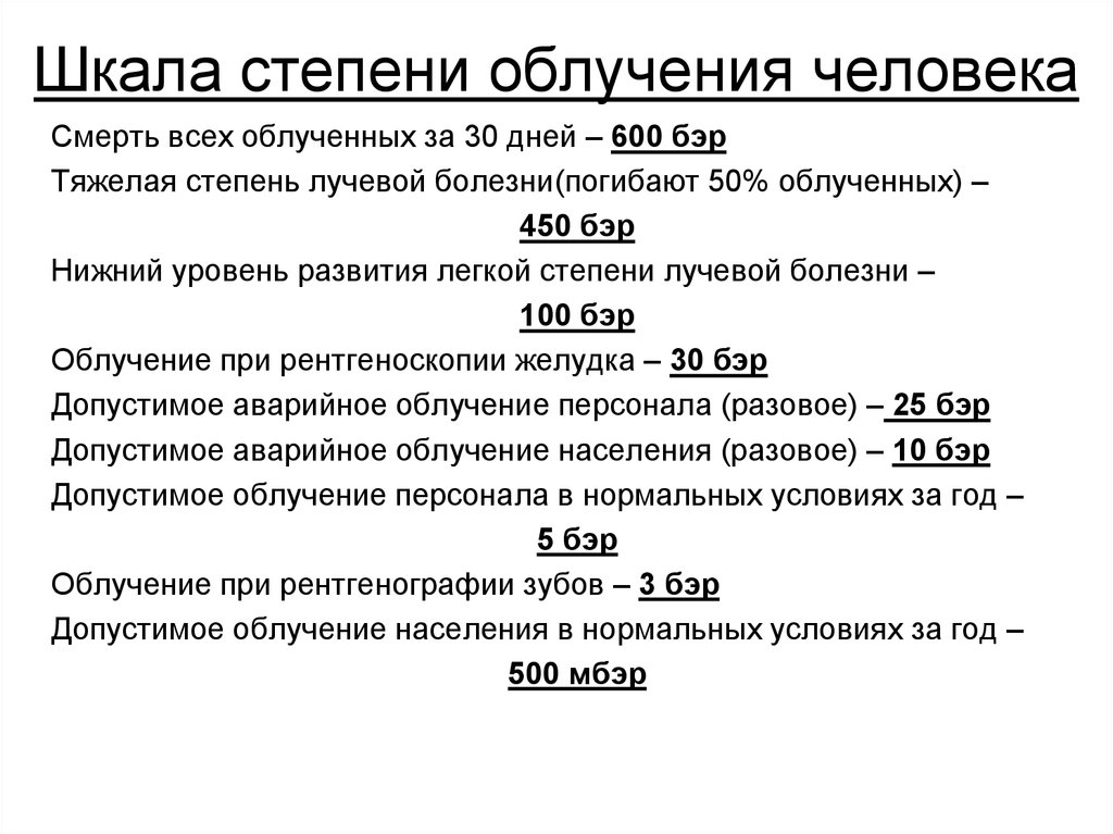 Острое облучение это облучение дозой. Шкала степени облучения человека. Степени облучения радиацией. Степени радиоактивного облучения человека. Лучевая болезнь стадии и степени.