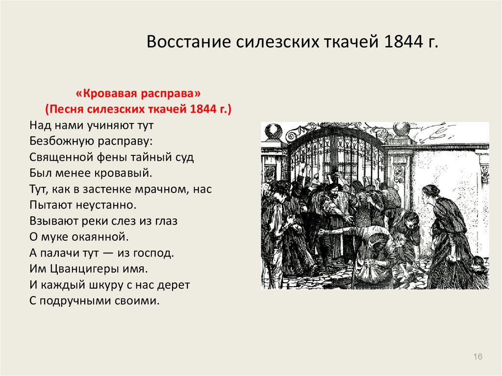 Восстание силезских ткачей 1844 г.