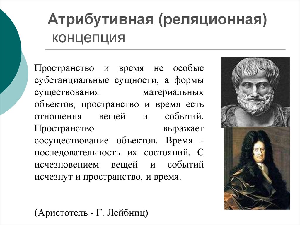 В современной научной картине мира пространство и время считаются ответ