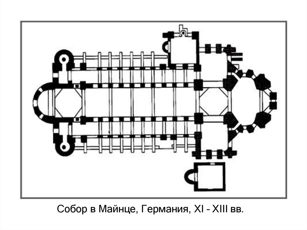 План собора в вормсе