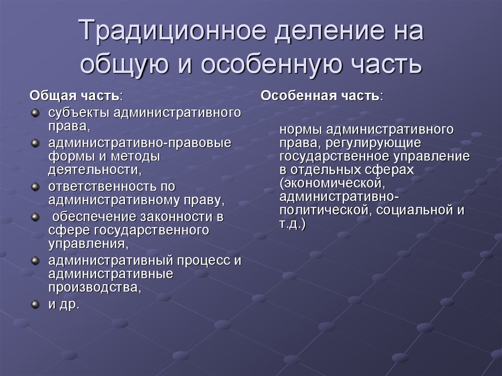 Деление отраслей. Деление закона на общую и особенную части. Деление на общую и особенную части административного права. Деление учебной дисциплины на общую и особенную часть.. Деление НПА на общую и особенную часть.