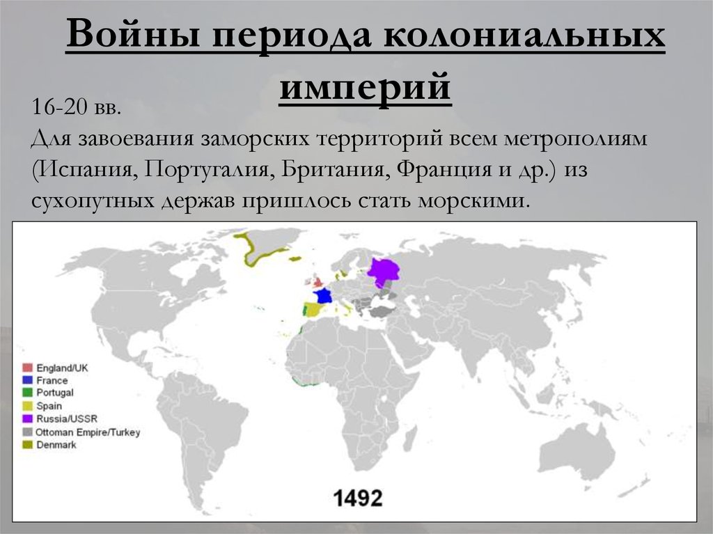 Распад мировых колониальных империй