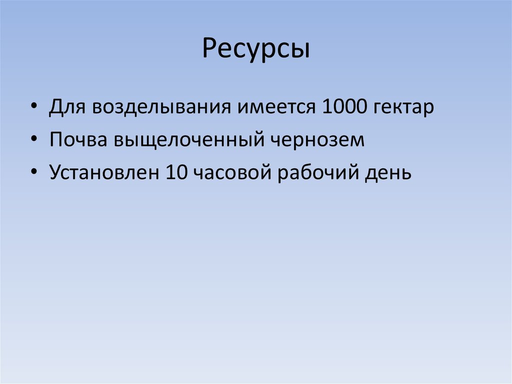 Ресурсы