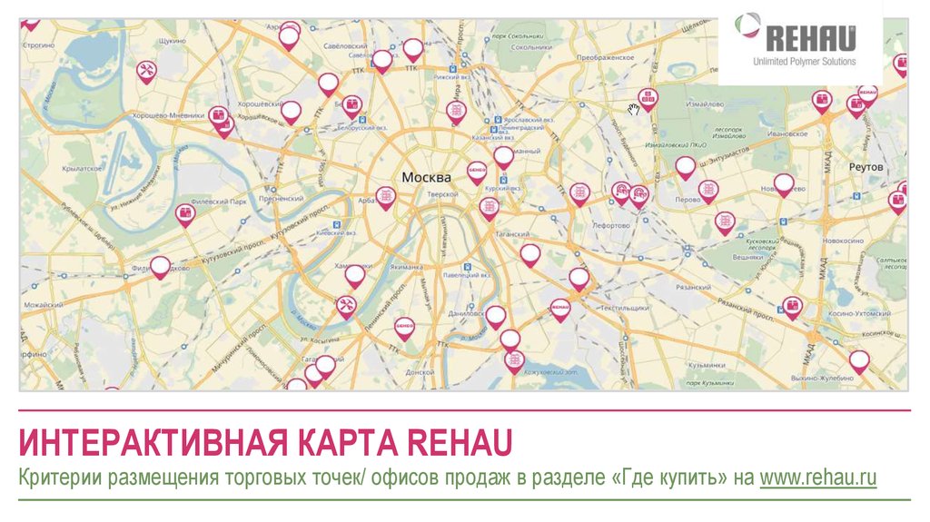 Интерактивная карта новостроек москвы