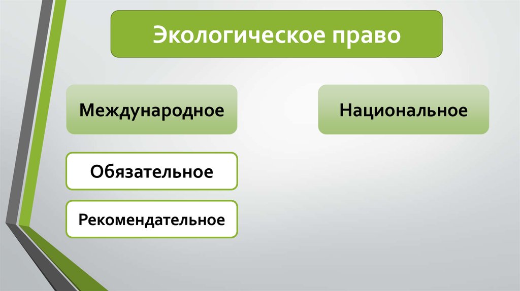 Международное экологическое право презентация