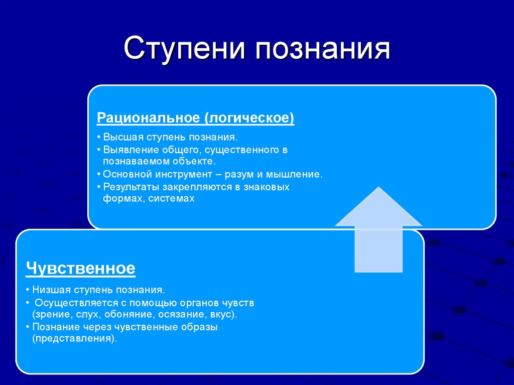 Группа познание. Ступени познания. Ступени рационального познания. Позы на ступенях. Основные ступени познания.