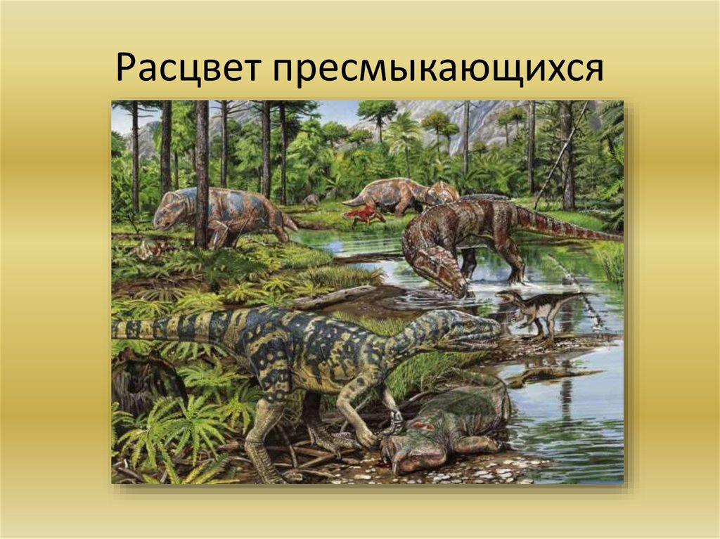 Расцвет рептилий в мезозое и возможные причины исчезновения динозавров презентация