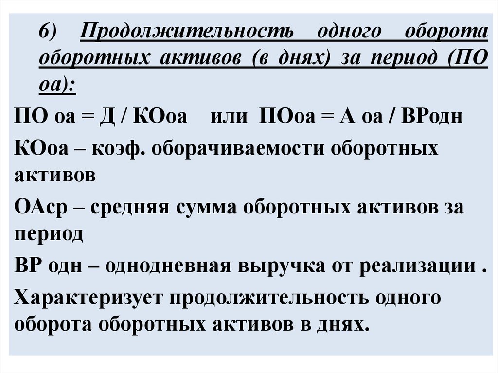 Продолжительность 1 оборота в день