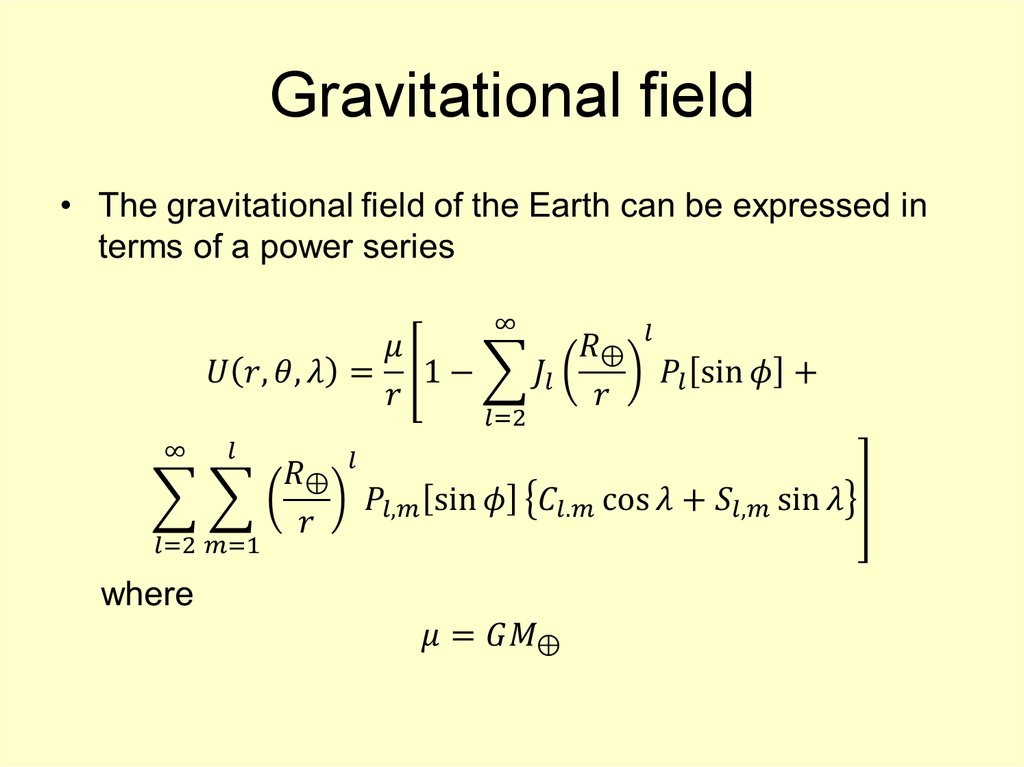 Gravitational field