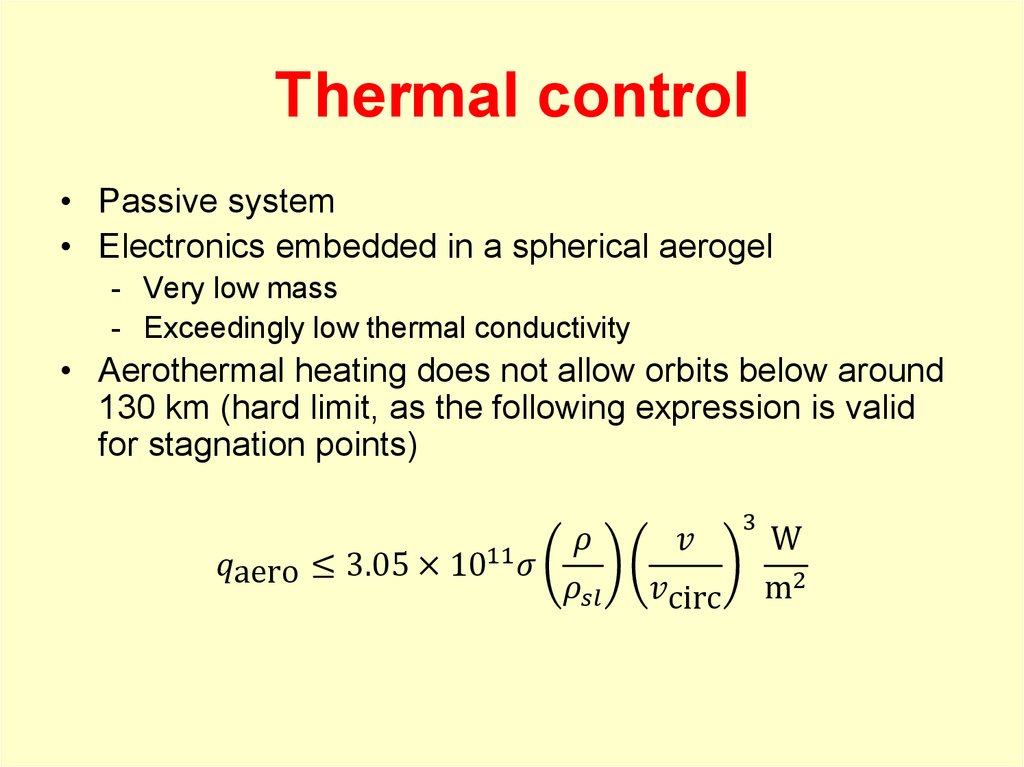 Thermal control