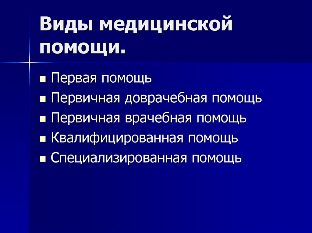 Первичная помощь. 1. Виды медицинской помощи.. Первичная врачебная помощь. Первая медицинская помощь специализированная. Виды помощи первичная специализированная.