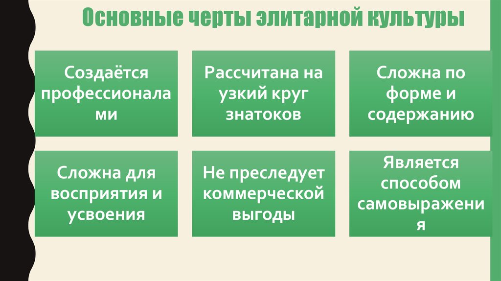 Признаки элитарной. Основные черты элитарной культуры. Особенно элитарной культуры. Чертылитарной культуры. Основные черты элетарнойкультуры.