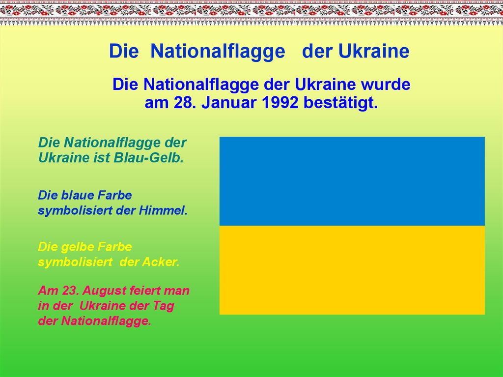 Ukraine Flagge National Farben Qualitätsleder und Chrom Schlüsselring 