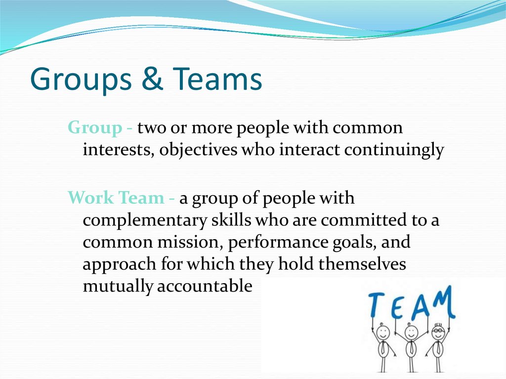 Groups & Teams