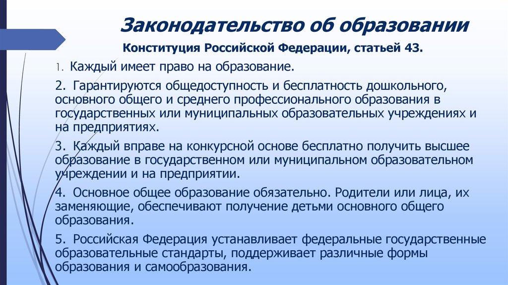 Система высшего образования в России. Бесплатность образовани. Конституция об образовании. Право на образование Конституция РФ.