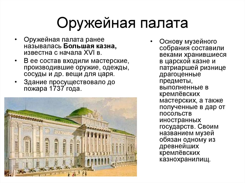 Оружейная палата рисунок