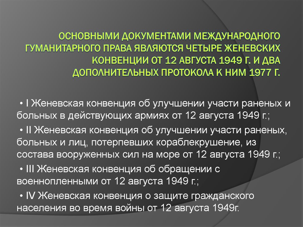 Военные аспекты международного права обж 11 класс презентация