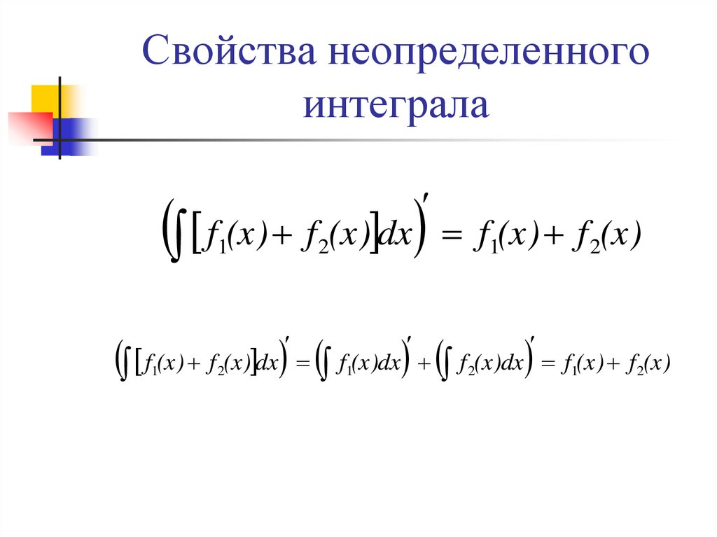 Свойства неопределенного интеграла. Св-ва неопределенного интеграла. Свойства неопр интеграла. Свойства неопределенных интегралов формулы.