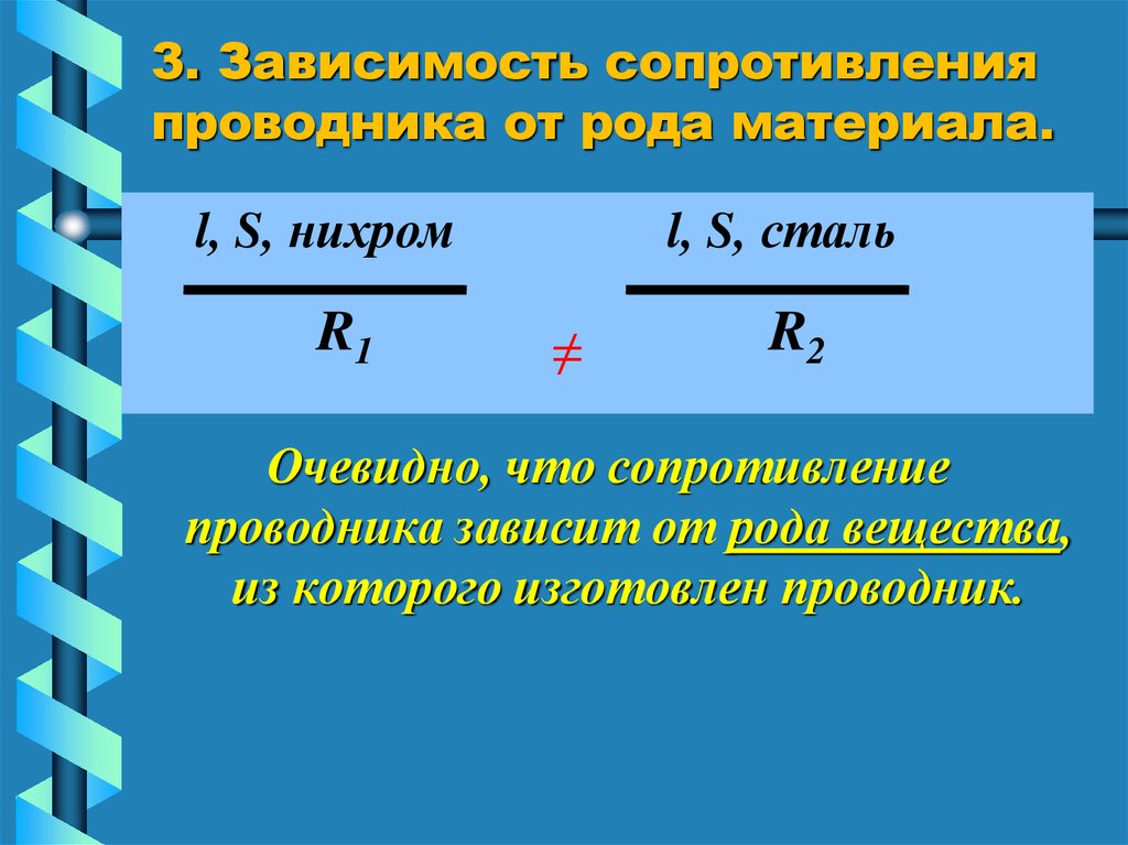 Презентация 8 класс сопротивление удельное сопротивление