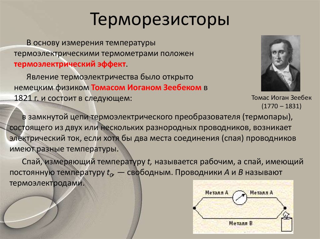 Терморезисторы