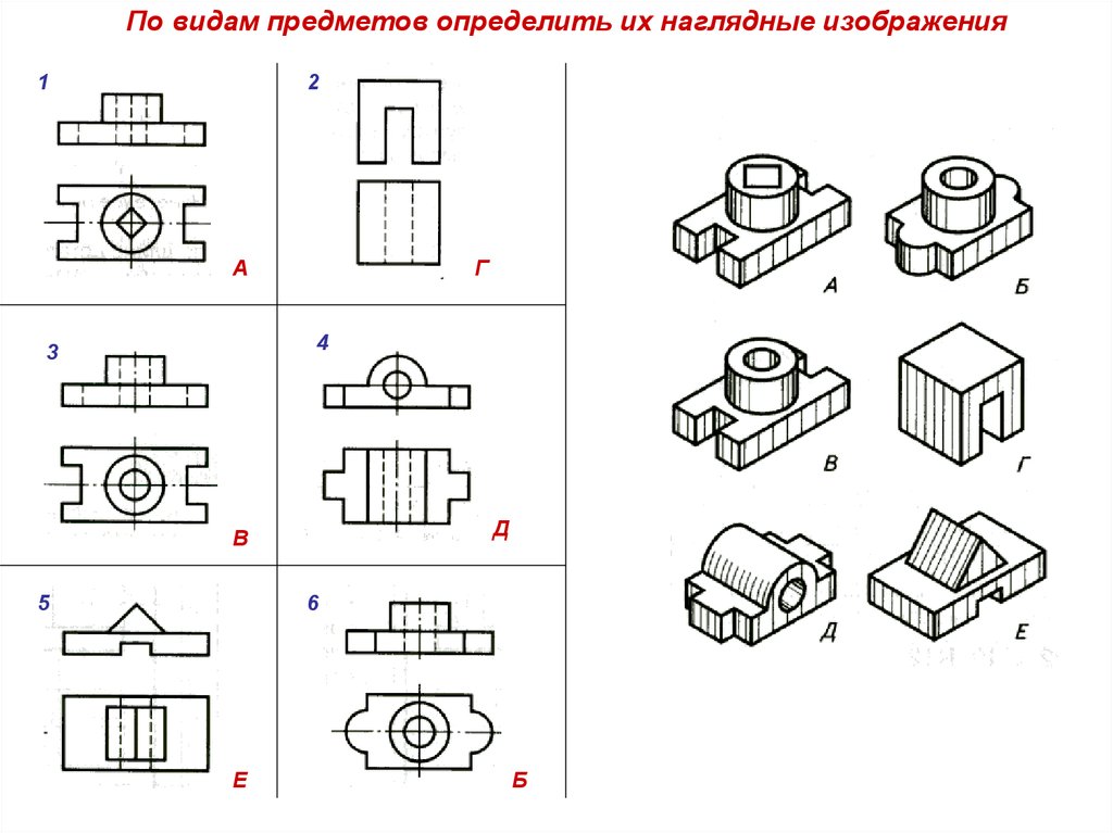 Рисунок с элементами черчения