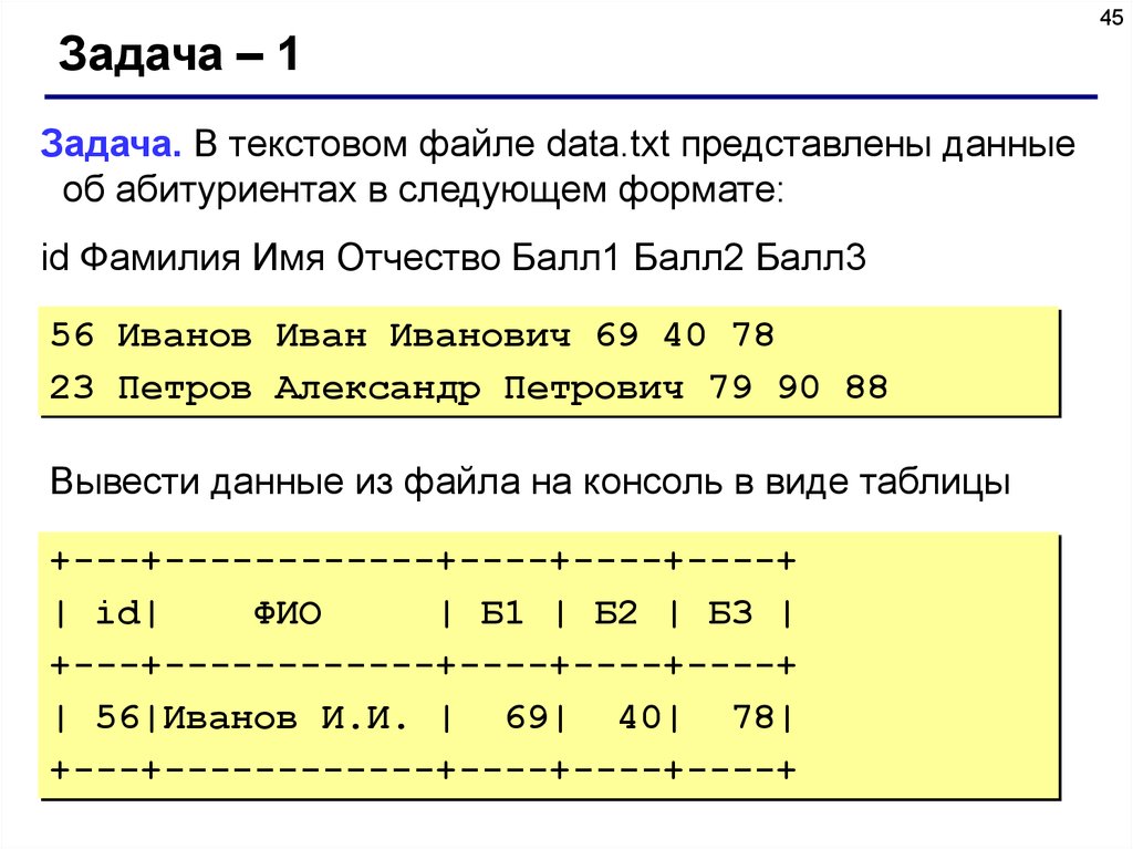 Создать программу на языке java для определения класса в некоторой предметной области