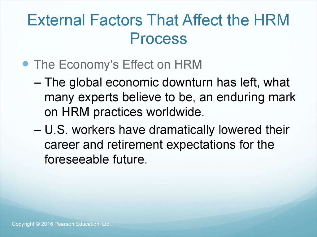 External Factors That Affect the HRM Process