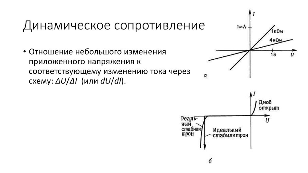 Динамическое сопротивление стабилитрона. Внутреннее сопротивление стабилитрона. Дифференциальное сопротивление диода формула. Сопротивления диода постоянному току. Сопротивления диода постоянному току.