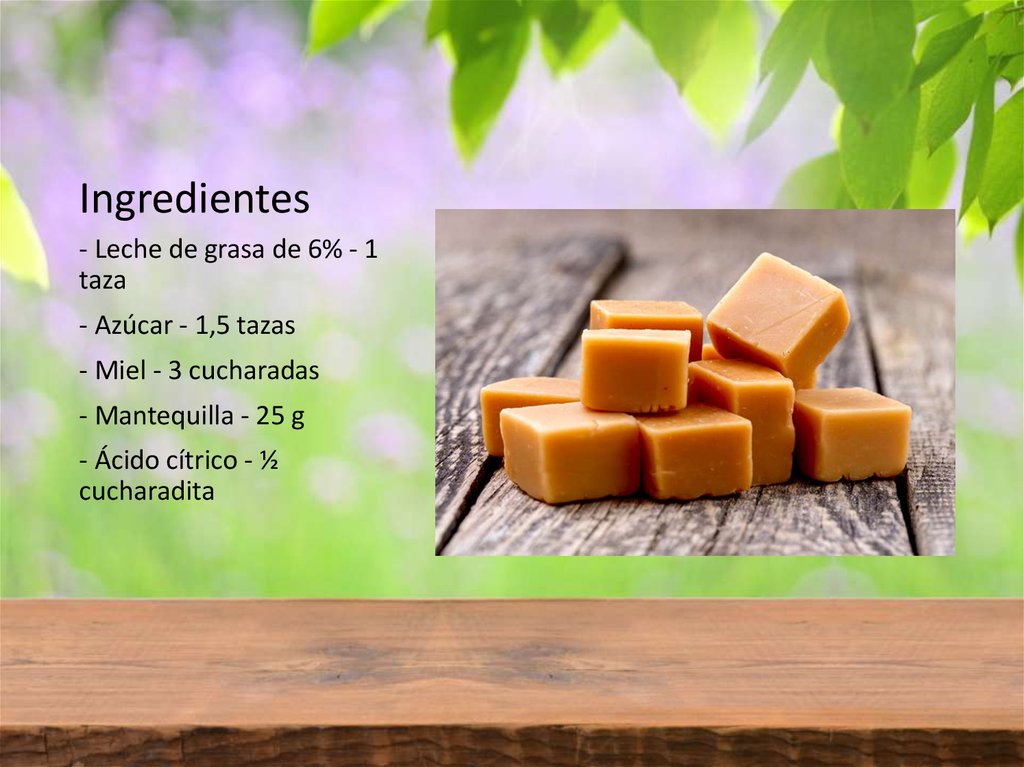 Ingredientes