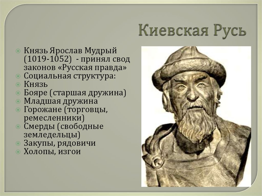 Политики киевской руси