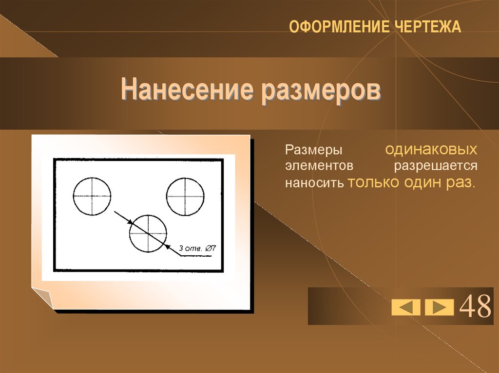 Одинаковая размерность