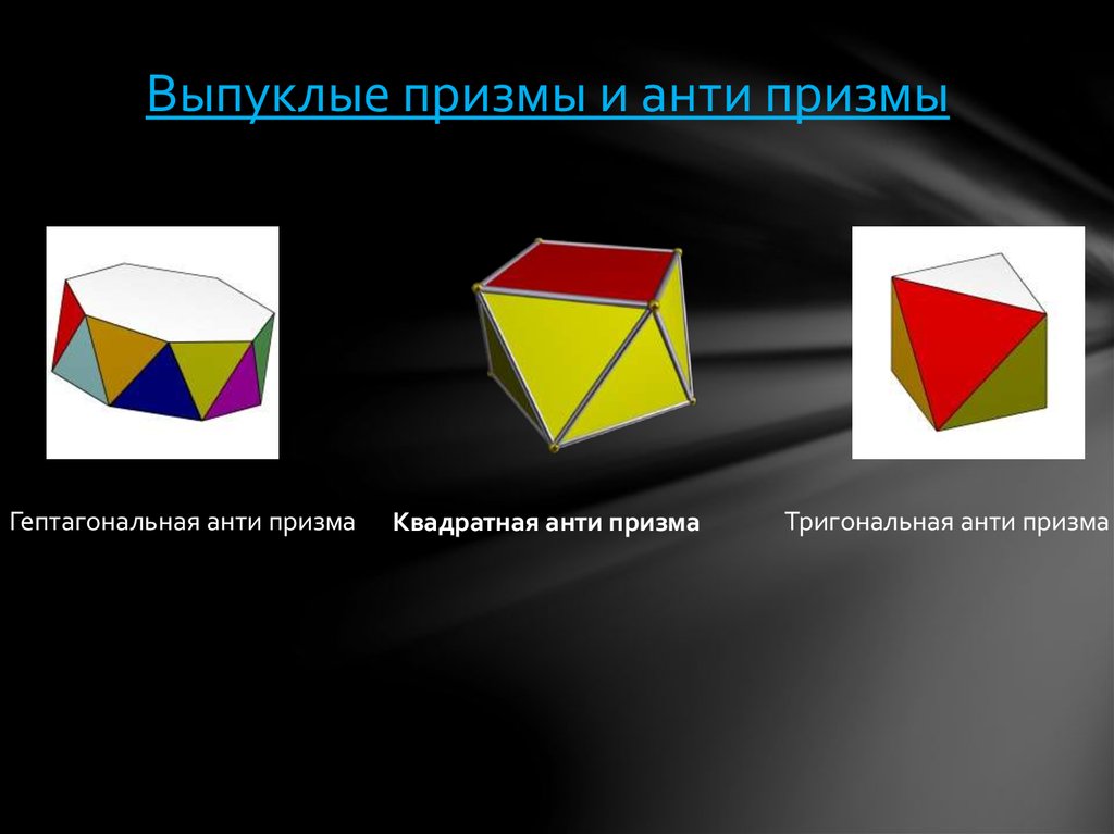 Выпуклые и невыпуклые многогранники презентация