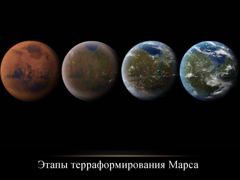Этапы терраформирования Марса