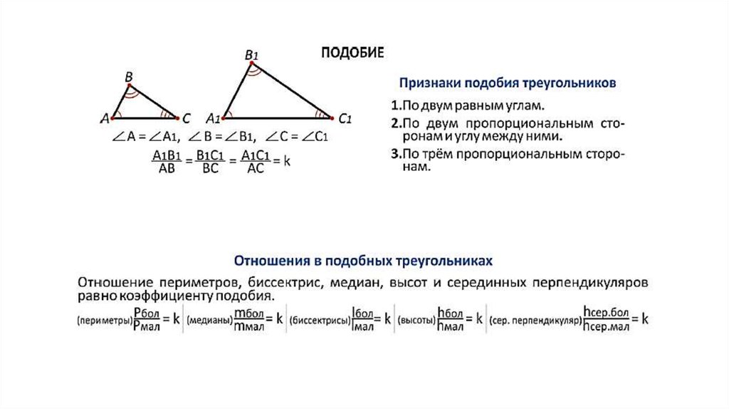 Соотношение высот и сторон треугольника