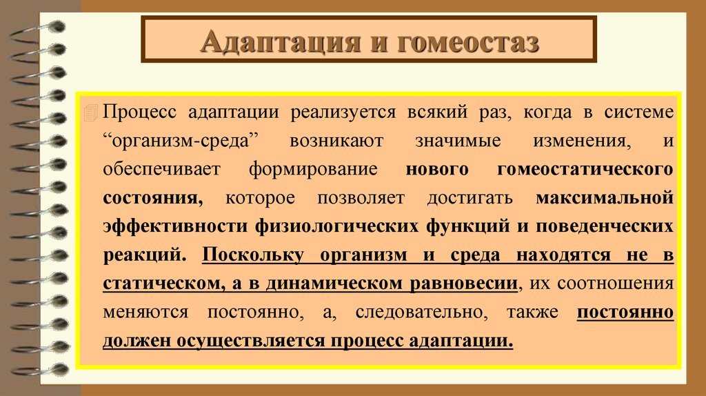 Значительное изменение. Гомеостаз и адаптация. Адаптация человека гомеостаз. Гомеостаз при адаптации. Участники адаптационного процесса.