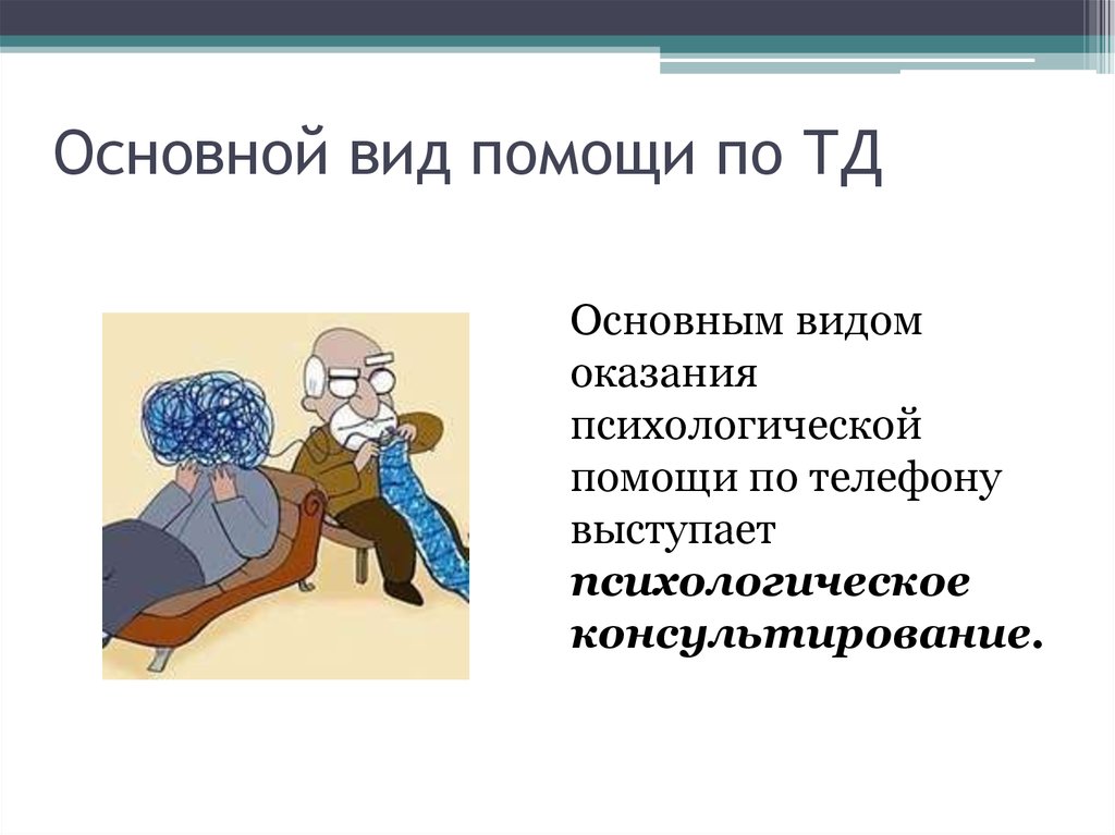 Виды помощи людям. Виды психологической помощи телефонном консультировании.