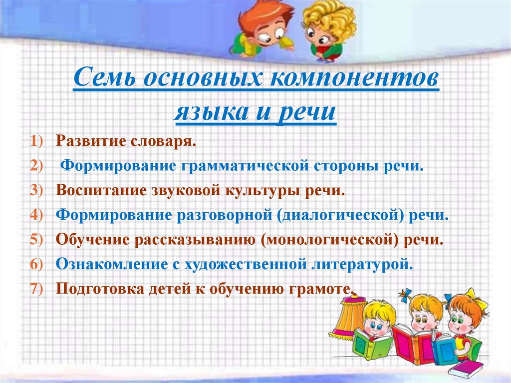 Программа развития речи детей дошкольного возраста
