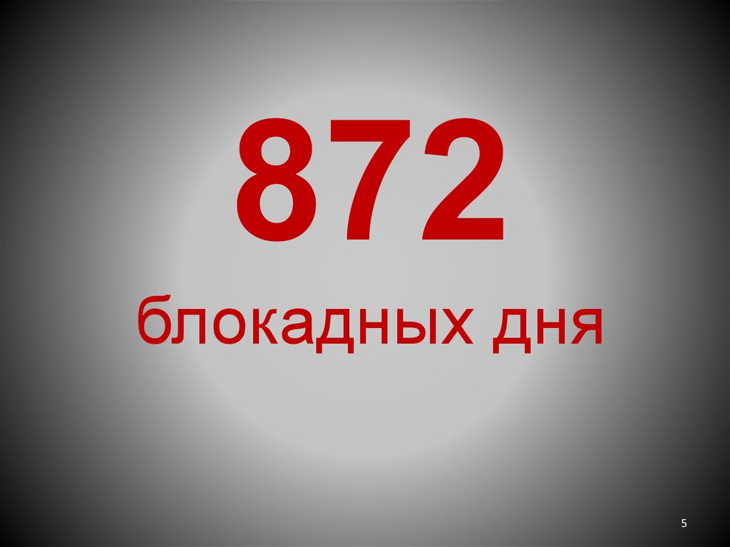 Почему 900 дней блокады а не 872. 872 Дня.