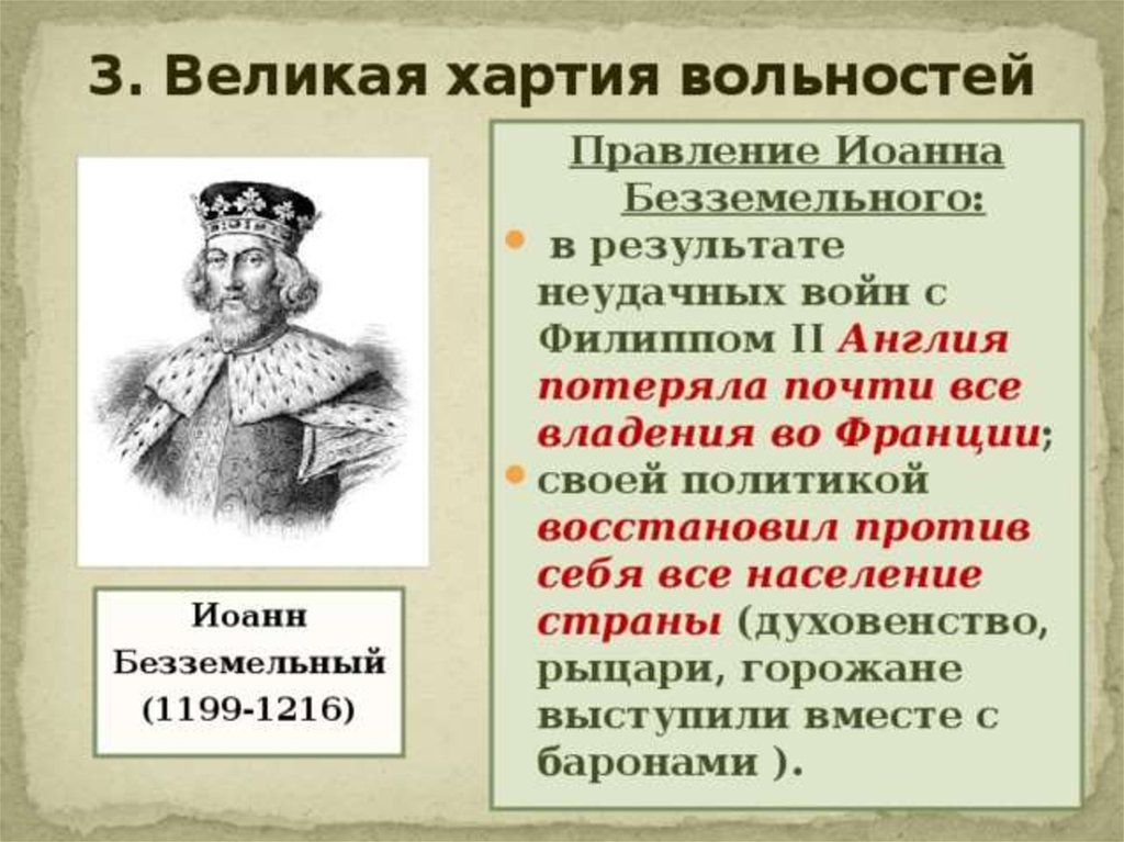 Обсудите в классе можно ли считать великую хартию вольностей образцом договора между властью и в